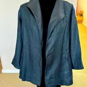 Eileen Fisher linen jacket